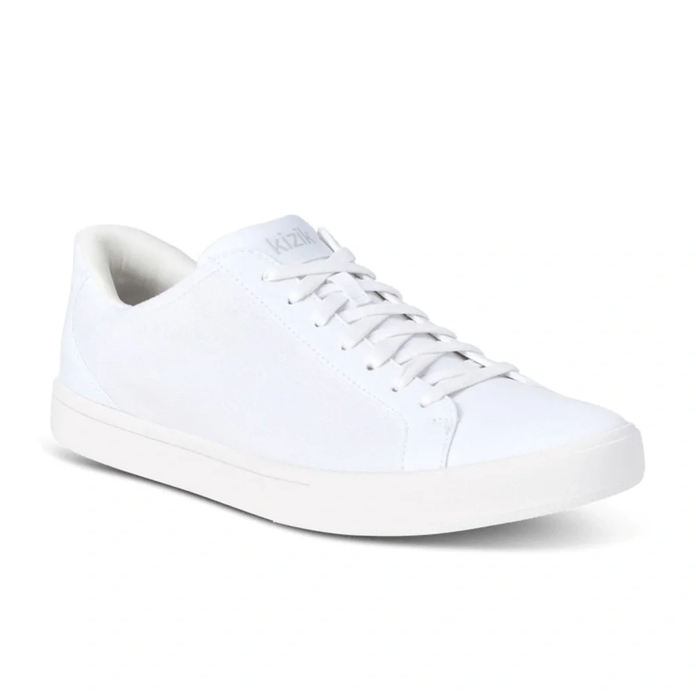 Classic White Women's Canvas Sneakers - Casual Everyday Comfort